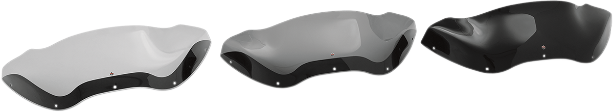 KLOCK WERKS Flare* Windshield - 8" - Smoke - '98-'13 FLTR KWW-01-0189