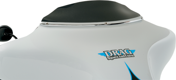 KLOCK WERKS Flare* Windshield - 3-1/2" - Black - '96-'13 FLHT KWW-01-0204