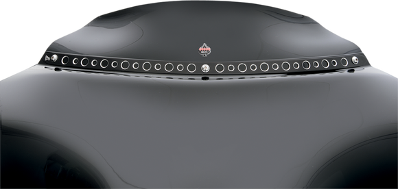 KLOCK WERKS Flare* Windshield - 3-1/2" - Black - '96-'13 FLHT KWW-01-0204