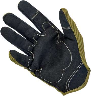 BILTWELL Moto Gloves - Olive/Black - 2XL 1501-0309-006