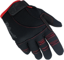 BILTWELL Moto Gloves - Black/Red - Small 1501-0108-002