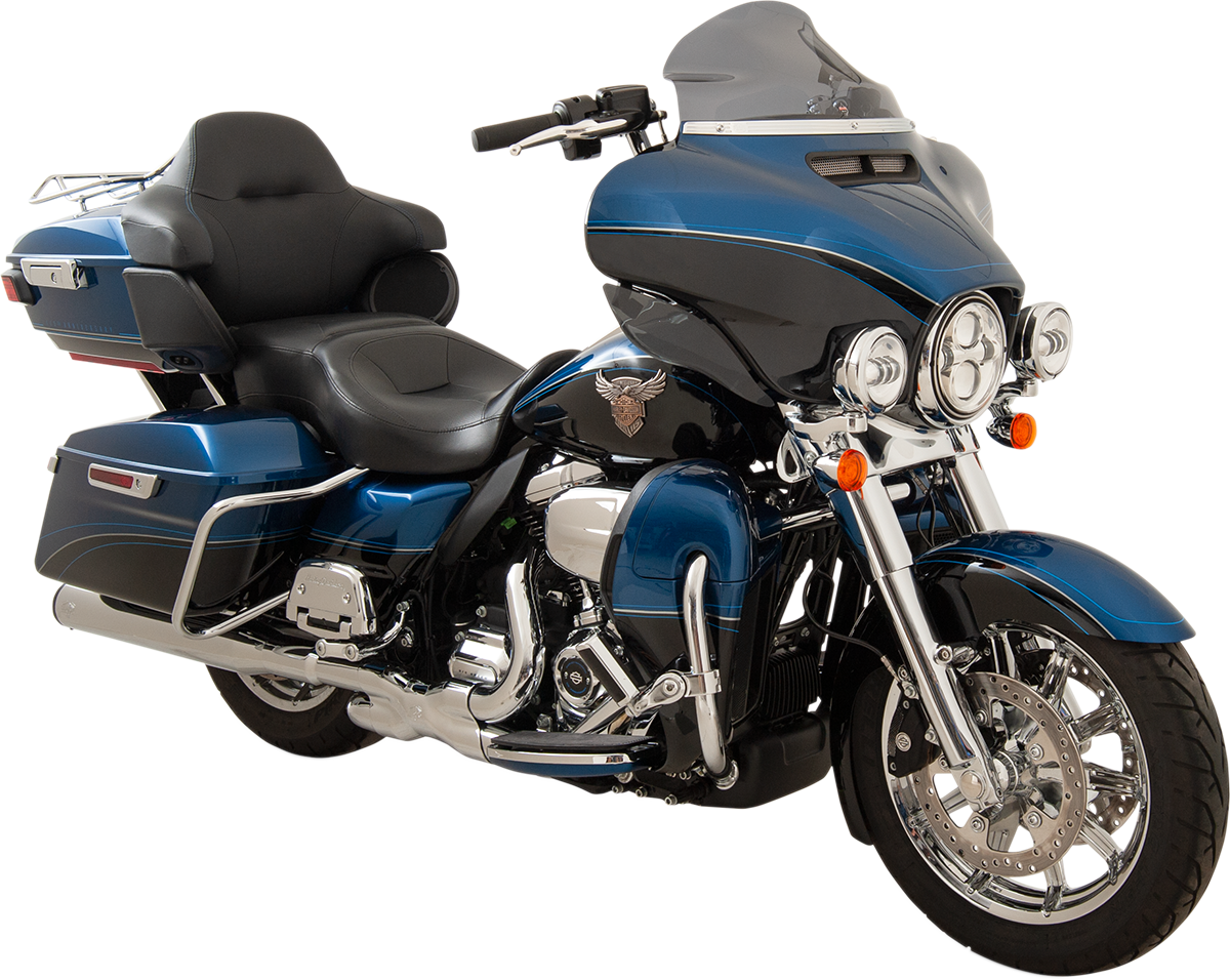KLOCK WERKS Flare* Windshield - 8-1/2" - Dark - Smoke - '14-'22 FLHT KWW-01-0210-2014