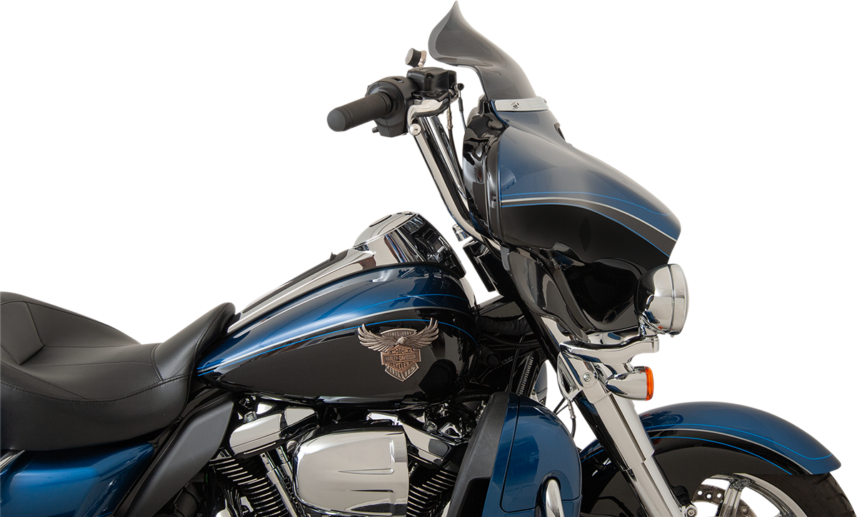 KLOCK WERKS Flare* Windshield - 8-1/2" - Dark - Smoke - '14-'22 FLHT KWW-01-0210-2014