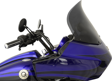 KLOCK WERKS Flare* Windshield - 14" - Dark Smoke - FLTR KWW-01-0257