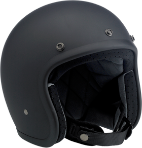 BILTWELL Bonanza Helmet - Flat Black - XL 1001-201-205