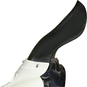 KLOCK WERKS Flare* Windshield - 10-1/2" - Tinted - '14-'23 FLH KWW-01-0468