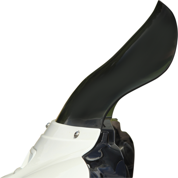 KLOCK WERKS Flare* Windshield - 10-1/2" - Tinted - '14-'23 FLH KWW-01-0468