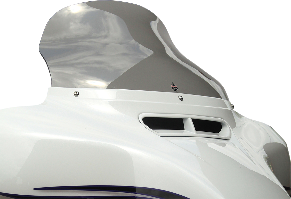 KLOCK WERKS Flare* Windshield - 10-1/2" - Tinted - '14-'23 FLH KWW-01-0468