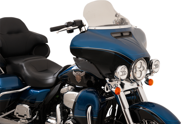 KLOCK WERKS Flare* Windshield - 10-1/2" - Tinted - '14-'23 FLH KWW-01-0468