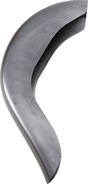 KLOCK WERKS Benchmark 4" Stretched Rear Fender - Smooth - Unfinished - For Custom Application KWF-02-0401
