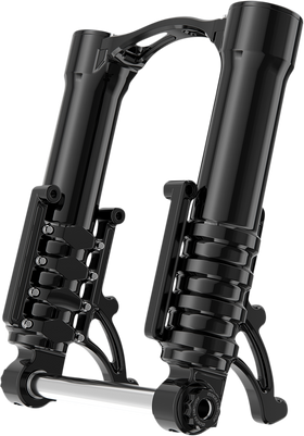 ARLEN NESS Fork Legs - 49 mm - Black Anodized - For Custom Radial Mount Brake Caliper 120-003