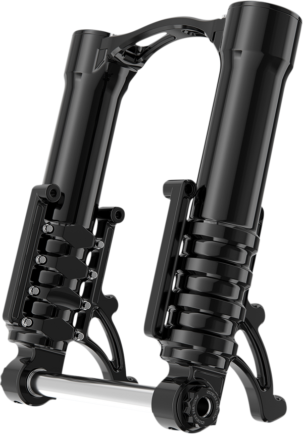 ARLEN NESS Fork Legs - 49 mm - Black Anodized - For Custom Radial Mount Brake Caliper 120-003