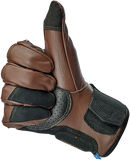 BILTWELL Belden Gloves - Chocolate/Black - 2XL 1505-0201-306