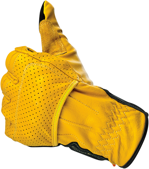 BILTWELL Borrego Gloves - Gold/Black - 2XL 1506-0701-306