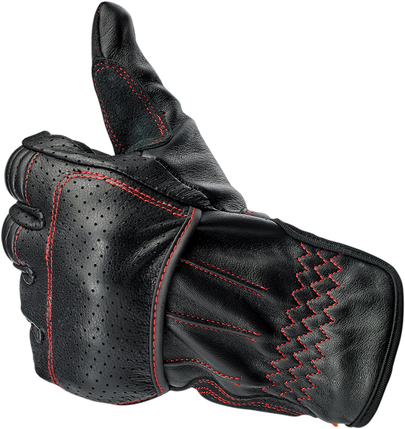 BILTWELL Borrego Gloves - Redline - 2XL 1506-0108-306