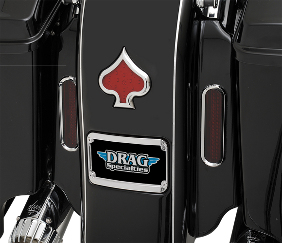 KLOCK WERKS License Plate Frame - LED - Chrome KWS-01-0088-C