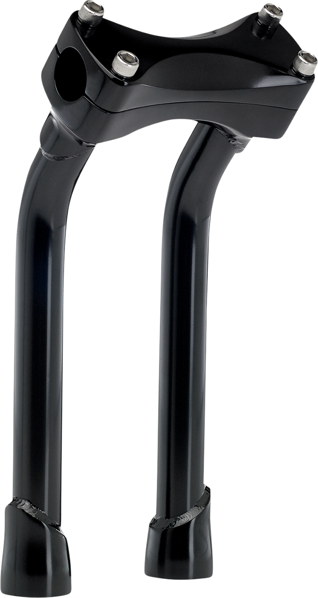 BILTWELL Murdock O/S Risers - Pullback - 10" - Black 6414-201-10
