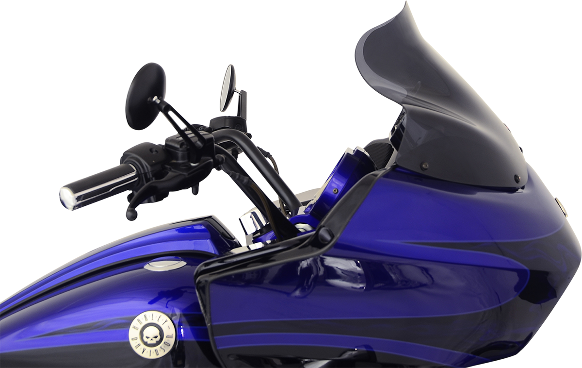 KLOCK WERKS Flare* Windshield - 12" - Dark Smoke - '96-'13 FLTR KWW-01-0232