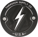 THRASHIN SUPPLY CO. Points Cover - Dished - Black - 2 Hole - M8 TSC-3027-4