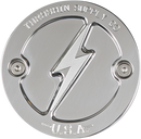 THRASHIN SUPPLY CO. Points Cover - Dished - Polished - 2 Hole - M8 TSC-3027-2