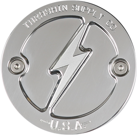 THRASHIN SUPPLY CO. Points Cover - Dished - Polished - 2 Hole - M8 TSC-3027-2