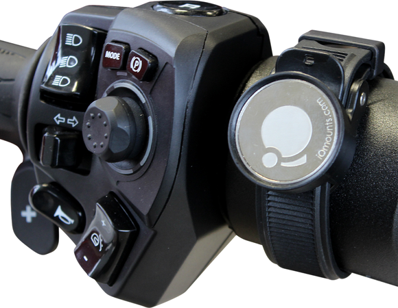 KLOCK WERKS iOmounts* Device Mount - Handlebar Mount - Nomad XL - Black KWD-NOMADXL