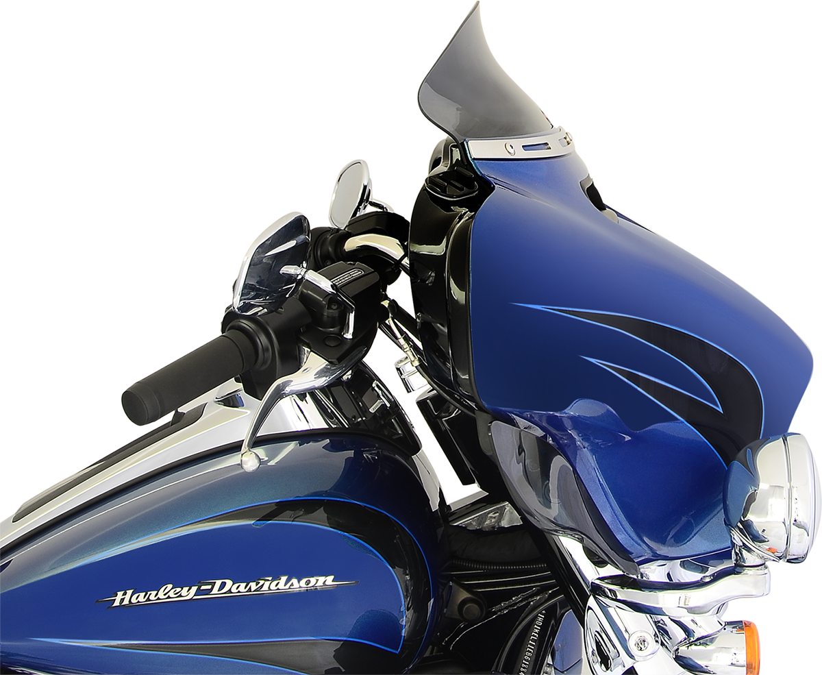 KLOCK WERKS Flare* Windshield - 5" - Dark Smoke - '14-'23 FLH KWW-01-0389