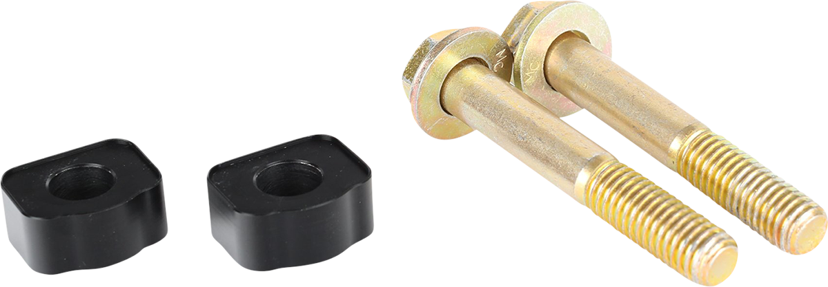 THRASHIN SUPPLY CO. Riser Extensions - 1/2" - Black TSC-9800-1