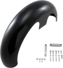 KLOCK WERKS Wrapper Front Fender - Black - Steel - 21" KWF-04-0469