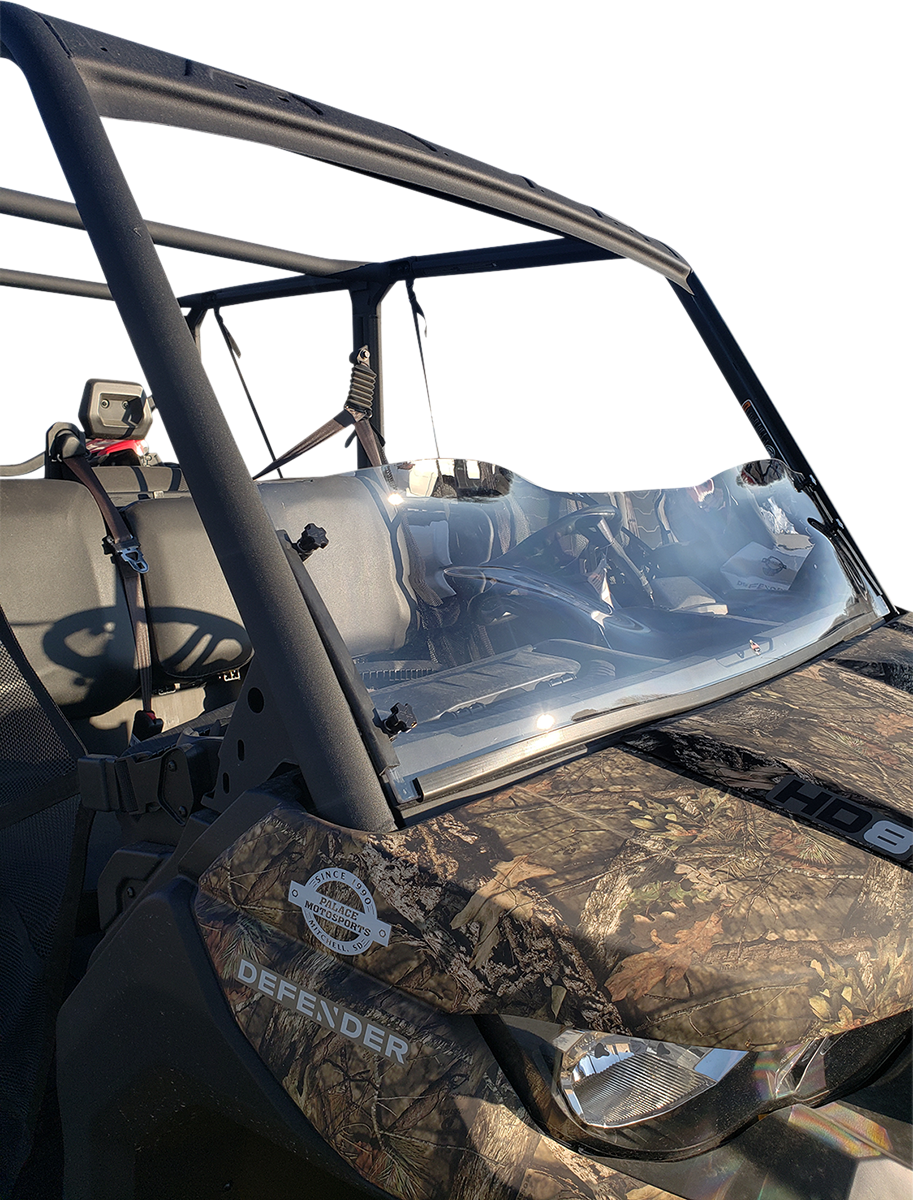 KLOCK WERKS Flare* Windshield - 12-1/2" - Clear - Defender KWW-05-0481