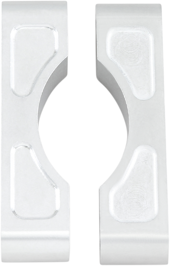 KLOCK WERKS Hugger Front Fender Mounting Blocks - For 16"/17"/18"/19" Wheels - Satin KWFS-01-0103