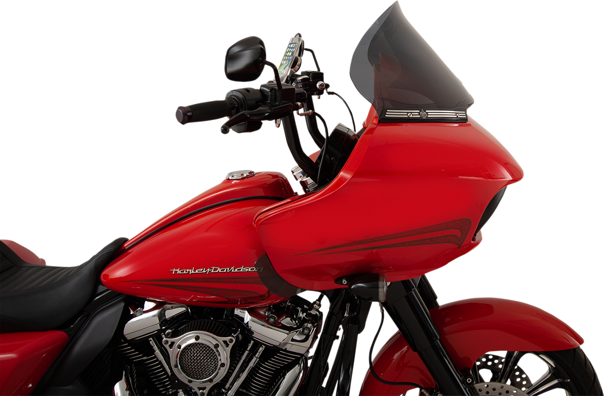 KLOCK WERKS Flare* Windshield - 12" - Dark Smoke - FLTR KWW-01-0328