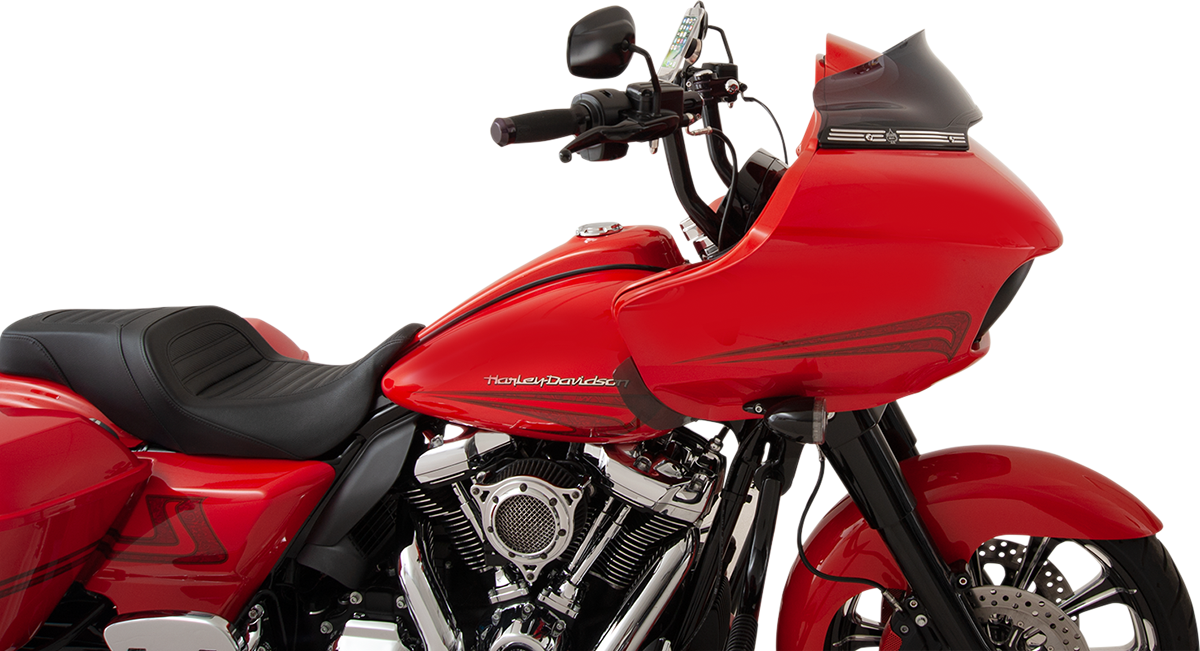 KLOCK WERKS Sport Flare* Windshield - 6" - Dark Smoke - FLTR KWW-01-0402