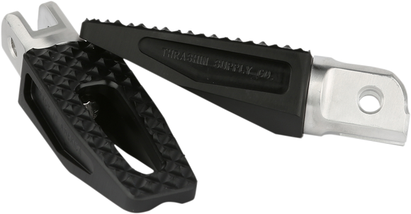 THRASHIN SUPPLY CO. Front P-54 Slim Footpegs - Black TSC-2028-1