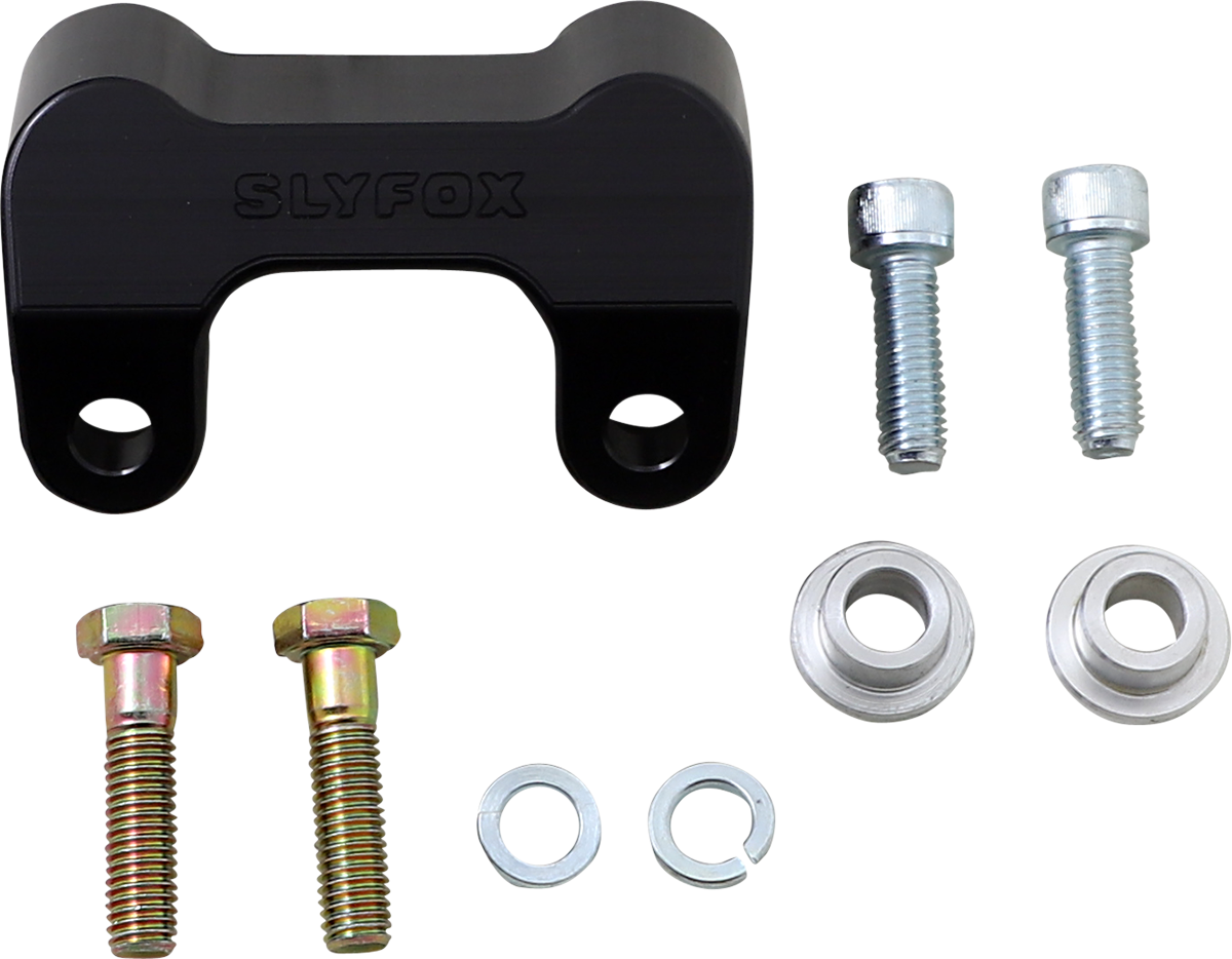 SLYFOX Riser Adapter - Relocation Bracket - Black TM-SLY1