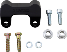 SLYFOX Riser Adapter - Relocation Bracket - Black TM-SLY1