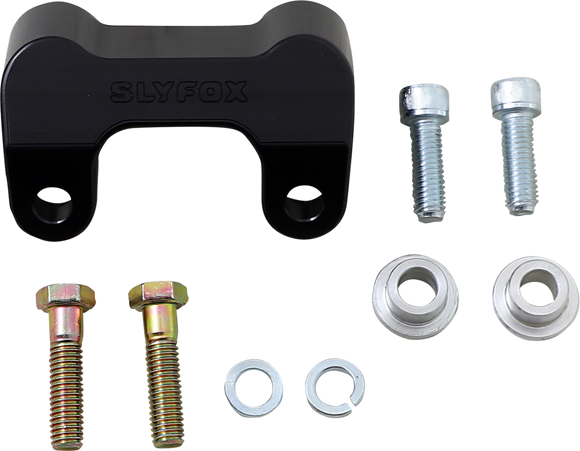 SLYFOX Riser Adapter - Relocation Bracket - Black TM-SLY1