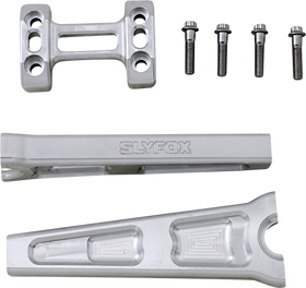 SLYFOX Handlebar Riser Kit - Straight - 1" Clamping - 8" Rise - Raw TM-SLY5