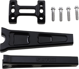 SLYFOX Handlebar Riser Kit - Straight - 1" Clamping - 8" Rise - Black TM-SLY6