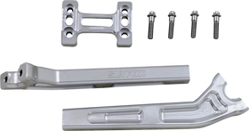 SLYFOX Handlebar Riser Kit - Pullback - 1" Clamping - 10" Rise - Raw TM-SLY13