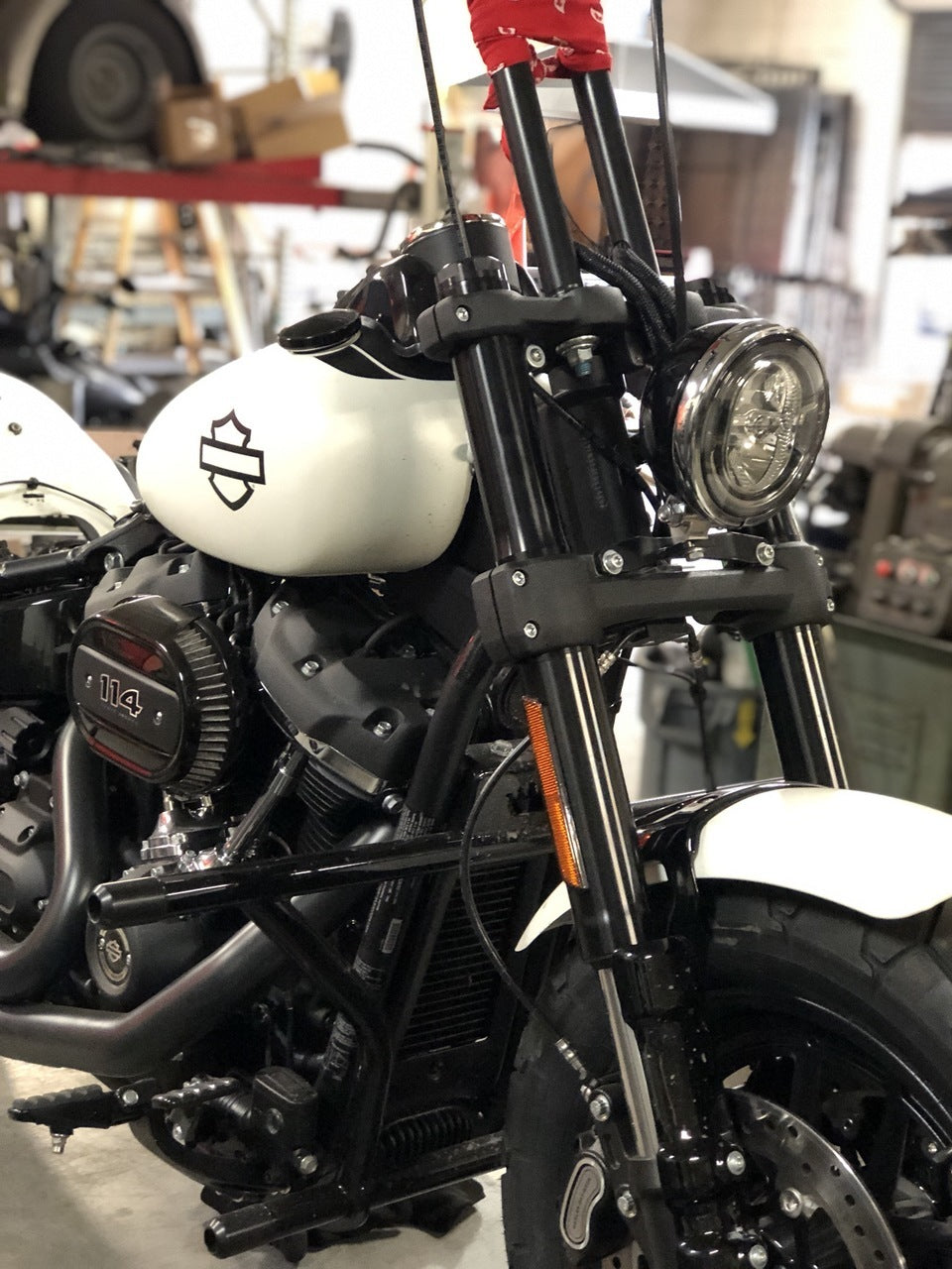 BUNG KING 18+ FATBOB HEADLIGHT CONVERSION BRACKET