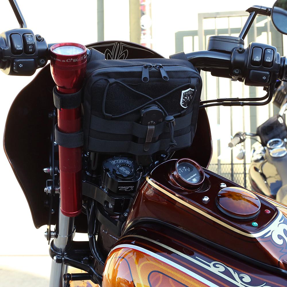 SDC Bar Bag | San Diego Customs Handlebar Bag | SPEED-KINGS CYCLE