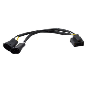 OG H9/H11 to H4 LED headlight adapter harness for Harley‑Davidson — plug‑n‑play