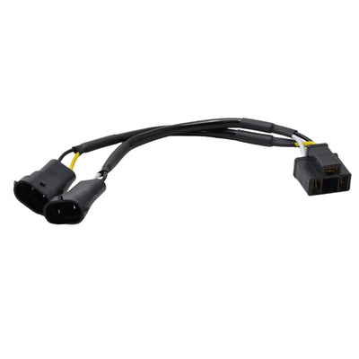 OG H9/H11 to H4 LED headlight adapter harness for Harley‑Davidson — plug‑n‑play