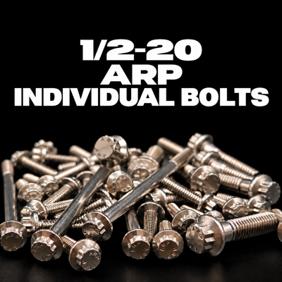 BAMCO 1/2-20 ARP Individual Bolts, ARP stainless steel 12 point bolts sold individually