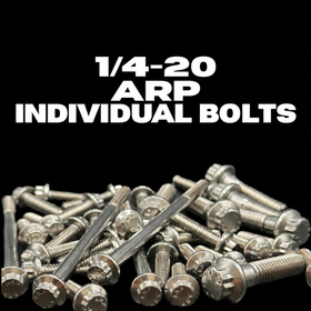 BAMCO 1/4-20 ARP Bolts, ARP stainless steel 12 point bolts sold individually
