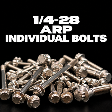 BAMCO 1/4-28 ARP Individual Bolts, ARP stainless steel 12 point bolts sold individually