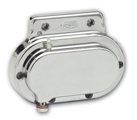 202240 smooth chrome billet hydraulic clutch actuator with banjo bolt and bleeder screw for 1987–2006 Harley-Davidson Big Twin (5-speed)