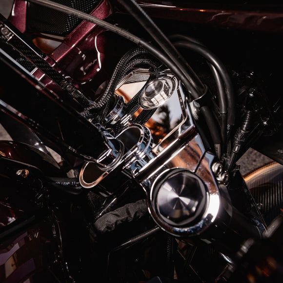 OG 2023-Up Touring CVO Drop 1" Top Triple Tree installed on a 2024 CVO Road Glide FLTRXSE
