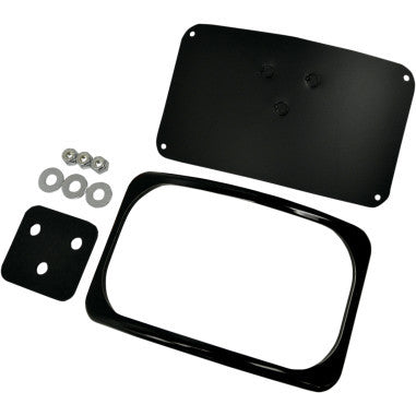 Radius License Plate Mount with Frame